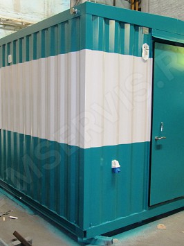 Блок-контейнер ДГУ с окраской